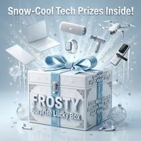 Caja Misteriosa Digital de 5 Piezas: Reloj de Fitness, Dron, Caja Sorpresa, Nivel Superior Raro para Gamers, Juego de Aventuras