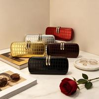 Sacs à main longs de luxe à fermeture magnétique, motif crocodile, sacs de soirée à chaîne, pochettes personnalisées pour femmes
