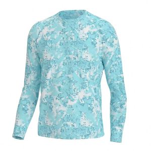 Vêtements de pêche à séchage rapide haute performance UPF50 Hoodie <span class=keywords><strong>Protection</strong></span> <span class=keywords><strong>UV</strong></span> Vêtements à manches longues Jersey Ensemble homme bébé Chemises Vêtements de pêche - Product Image 4