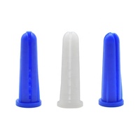 Ancres coniques en plastique bleues Elehk, 1/4 pouce, bouchons coniques en plastique bleus # 8- # 10 14-16X1-3/8'' Plaques de plâtre