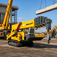 Mini-grue araignée sur chenilles de 16 tonnes pour flotte de location, entrepreneur et travaux de levage à grande échelle