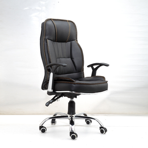 Fauteuil de Bureau Inclinable et Pivotant Multifonction pour Patron en Cuir, Chaise de Direction Ergonomique - Product Image 2