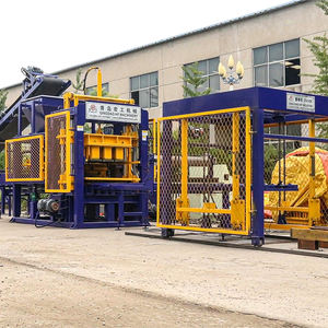 Máquina Automática Hidráulica para Fabricar Bloques de Cemento QT6-15, Línea de Producción de Ladrillos con Motor y Bomba Controlados por PLC - Product Image 4