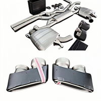 Système d'échappement avant et arrière avec soupapes AUDC8RS6090801 pour Audi RS6 RS7 C8 4.0T, pièces de tuning performance