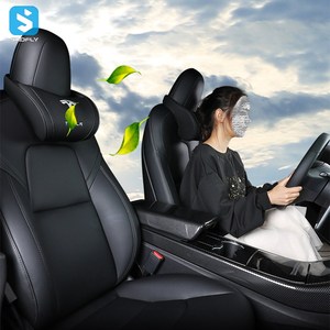 Appui-tête <span class=keywords><strong>de</strong></span> siège <span class=keywords><strong>de</strong></span> voiture en cuir PU Camping oreiller <span class=keywords><strong>de</strong></span> repos <span class=keywords><strong>de</strong></span> cou <span class=keywords><strong>de</strong></span> voyage pour <span class=keywords><strong>tesla</strong></span> modèle <span class=keywords><strong>3</strong></span>/Y - Product Image 6