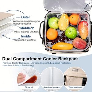 Eco-friendly Leakproof Temperature Control Picnic/Beach/ Thermal/Insulated Lunch Cooler Bag/ Backpack - Product Image 4