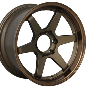 Rines Flrocky <span class=keywords><strong>Echo</strong></span> 15 16 17 18, 4X100 5X100 5X114.3, Rines para Auto Te37 Deep Dish - Product Image 6