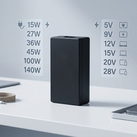 Chargeur USB rapide OEM, alimentation à découpage AC-DC 15W 27W 36W 45W 100W 140W 5V 9V 12V 15V 20V 28V 1A 2.1A 3A 5A, adaptateur secteur
