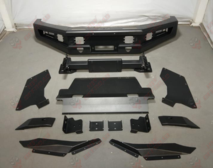 Pare-chocs avant en acier robuste modèle <span class=keywords><strong>FF</strong></span> avec support de treuil pour Toyota Hilux Rocco 2019+ - Product Image 3