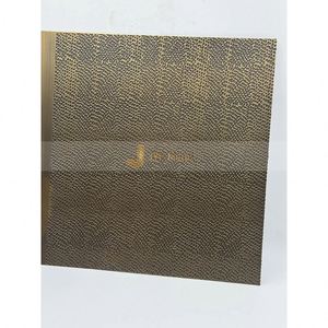 Plaque décorative en acier inoxydable EX771 304, finition bronze rouge martelé antique, noircie, pliage selon la norme JIS, application murale et plafond. - Product Image 1