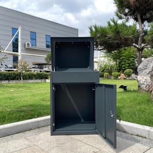 תיבת דואר ממתכת עם מנגנון הידראולי להגנה על חבילות, תיבת דואר חיצונית עם שיכוך שקט - Product Image 2