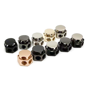 Bán Buôn Lục Giác Kim Loại Kẽm Hợp Kim Dây Khóa Có Thể Điều Chỉnh Thân Thiện Với Môi Nickel-Miễn Phí Tùy Chỉnh Màu Sắc Xuống Áo Khoác Dây Cố Định - Product Image 3