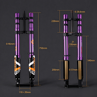 Fourche de suspension avant inversée Fastace ALX33RC d'origine pour Talaria XXX 79 Bike Segway E Ride Pro SS Dirt Motorcycle