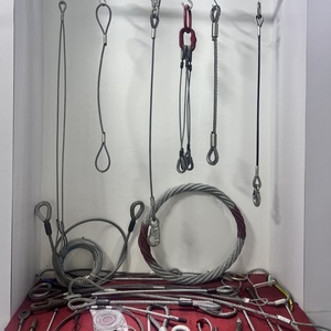 WS20エンドレスロッキングタイプ耐久性＆耐腐食性ワイヤーロープスリング |   オーバーヘッドリフティングおよびヘビーデューティーリギング用連続ループ - Product Image 2