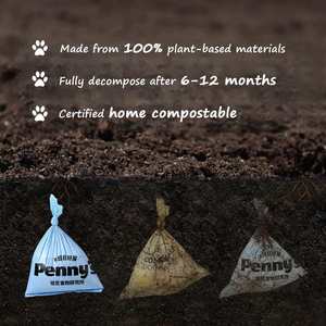 Fabricante Mayorista Personaliza Bolsas Biodegradables de PLA/PBAT con Asa para Desechos de Mascotas, Impresas en Flexografía - Product Image 6