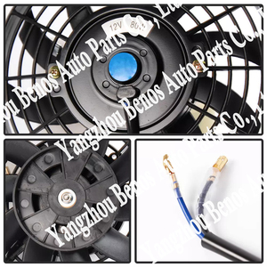 9 "9inch 12V 90 Wát điện tản nhiệt làm mát nhiệt Thermo <span class=keywords><strong>Fan</strong></span> + Gắn Bộ dụng cụ - Product Image 3