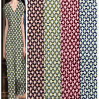 Tissu en Georgette léger à imprimé floral de couleur vive en polyester 100% Matériau antistatique pour robes de vêtements pour filles