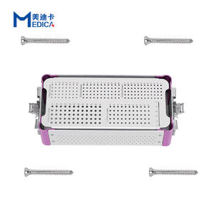 Caja de esterilización de microtornillo, instrumentos de implante ortopédico para uso veterinario - Product Image 6