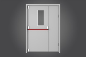 Puerta de Seguridad de Acero Más Vendida con Sistema de Cierre Reforzado para Protección Segura del Edificio y Emergencias Disponible para la Venta - Product Image 2