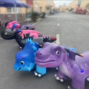 Dijual Langsung Pabrik Dinosaurus Animatronik Listrik Berjalan Hewan Kiddie Rides untuk