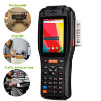 Terminal PDA UHF Portátil QUNSUO de 134.2khz con Lector RFID LF Android, Pantalla de 4 Pulgadas y Batería de 3400mAh para Gestión de Ganado