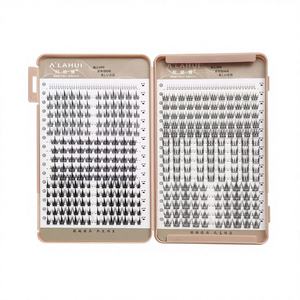 SHUANGYU 374 Clusters Boîte à cils faits main grande capacité sans cruauté animale 0.07mm en matériau PBT à texture rugueuse - Product Image 3