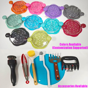 Máquina Desmenuzadora <span class=keywords><strong>de</strong></span> <span class=keywords><strong>Carne</strong></span> <span class=keywords><strong>de</strong></span> Plástico, Libre <span class=keywords><strong>de</strong></span> BPA, Apta para Lavavajillas, Antideslizante, Herramienta <span class=keywords><strong>de</strong></span> Cocina para Procesar Pechuga <span class=keywords><strong>de</strong></span> Pollo y Aves <span class=keywords><strong>de</strong></span> Corral - Product Image 6