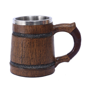 Biểu Tượng Tùy Chỉnh Rượu Vang Thùng Bia Cốc Năm Cánh Sao Thép Không Gỉ Cổ Điển Bia Cup Thời Trung Cổ Đồ Uống Cốc - Product Image 3