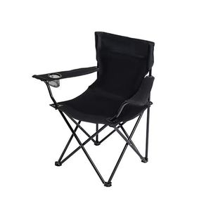 Outdoor Folding Chair Camouflage Armrest Portable Camping Fishing Beach Chair Iron <b>Frame</b> - Product Image 4