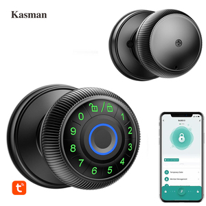 Kasman nguồn giá thông minh Knob khóa cửa Tiếng Anh an ninh Pin IP65 số tuya kỹ thuật số khóa thông minh cho cửa - Product Image 5
