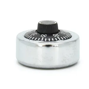 <span class=keywords><strong>Cadenas</strong></span> à combinaison rond de 45 mm en acier inoxydable de haute qualité, étanche, à 3 chiffres, méthode de déverrouillage par <span class=keywords><strong>code</strong></span>, Valor CY40 Argent - Product Image 5