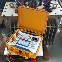 Testeur de rapport de transfert de tension triphasé anglais/espagnol TTR avec rappel de connexion inversée haute et basse tension
