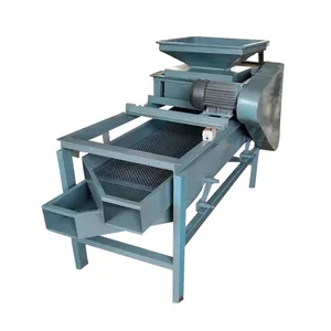 Semi-Automatique horizontale de traitement des noix de cajou d&#39;amande machine de concassage grain décortiqueur