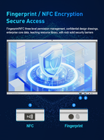Pantalla Plana Interactiva RK3588 de 65, 75 y 86 Pulgadas, Pantalla Táctil de 40 Puntos, Pizarra Inteligente con Cámara para Enseñanza, Compatible con Google EDLA