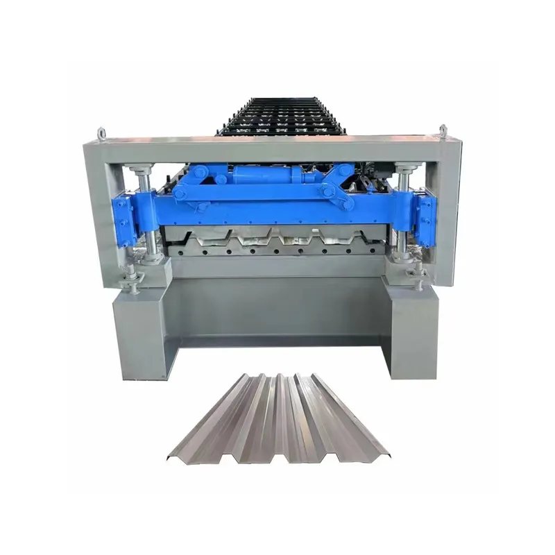 Corrugated iron sheet roofing tile making machine roll forming machine