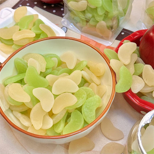 Bonbons gélifiés aux tranches de pomme verte en vrac, gommes fruitées moelleuses et masticables pour distributeurs automatiques, pour grossistes en bonbons - Product Image 3