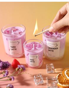 Collection de décoration d'intérieur, bougie parfumée, cadeaux d'anniversaire créatifs, bougies en forme de café glacé, matcha latte - Product Image 4