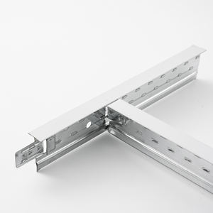 Fournisseur direct d'usine en gros, profilé <span class=keywords><strong>de</strong></span> plafond en acier galvanisé en forme <span class=keywords><strong>de</strong></span> T, ignifuge, résistant à la corrosion, installation facile pour - Product Image 1