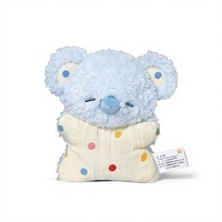 Jouet en peluche Koala de la taille d'une paume, en forme de pouf, à presser, avec rembourrage en coton PP, surface brossée 100 % polyester, unisexe, cadeau anti-stress