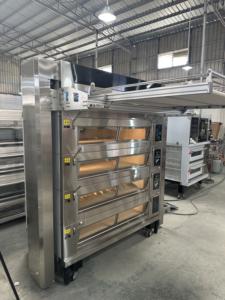 Four <span class=keywords><strong>à</strong></span> pizza et <span class=keywords><strong>à</strong></span> pain électrique et <span class=keywords><strong>à</strong></span> étages, commercial et industriel, 3 étages, 9 plateaux, vente chaude - Product Image 2