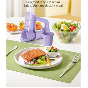 Vegetable Slicer Shredder <b>Rotary</b> <b>Cheese</b> <b>Grater</b> With Handle Multifunction Potato Blender Salad Maker Machine - Product Image 2