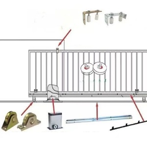 Roue de <span class=keywords><strong>Portail</strong></span> Cantilever Robuste 200kg-450kg <span class=keywords><strong>pour</strong></span> <span class=keywords><strong>Rail</strong></span> 50×43mm - Product Image 6