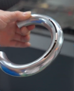 Tube rond et tuyau pliable en aluminium anodisé - Product Image 5