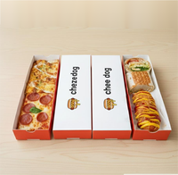 Emballage pour plats à emporter de restauration rapide : Boîte en papier pour mini-crêpes, plateau pour sushis, crêpes, brownies, barbecue, biscuits, pâtisseries, gaufres et bâtonnets