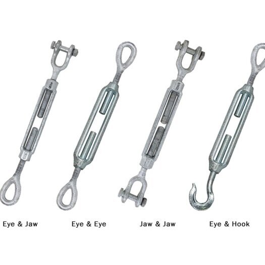 Tenditore per cavo occhio/occhio STANDERS CW14-1X in acciaio zincato Tenditore per cavo occhio/occhio STANDERS CW14-1X in acciaio zincato