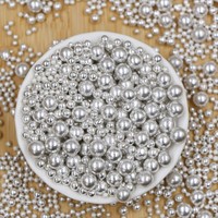 1 kg de perles de sucre comestibles dorées métalliques, décorations pour pâtisserie, ingrédients pour gâteaux, confettis