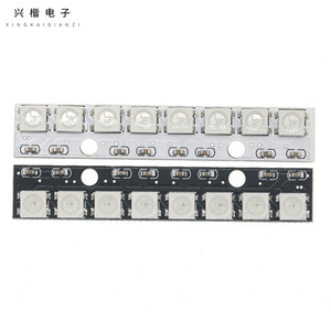 Placa de tira LED RGB Ws2812 5050 de 8 bits a todo color para montaje en superficie Arduino - Product Image 3