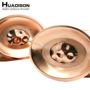 Huadison Traiteur Équipement Buffet Buffet Bol <span class=keywords><strong>Plateau</strong></span> En Acier Inoxydable <span class=keywords><strong>Plateau</strong></span> <span class=keywords><strong>De</strong></span> Fruits Point Martelé Jus <span class=keywords><strong>De</strong></span> Fruits Boisson Bac À Glace - Product Image 5