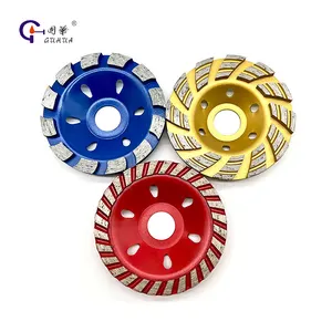 GuHua 4.5inch 115mm Diamond Cup Grinding Wheel Grinding Disc For Stone Concrete Marble Cutting