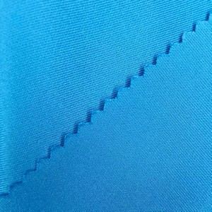 Sẵn Sàng Để Tàu Căng 240gsm 96% <span class=keywords><strong>Polyester</strong></span> 4% Spandex Rắn Màu Đan <span class=keywords><strong>Interlock</strong></span> Jersey Vải Trong Kho - Product Image 5